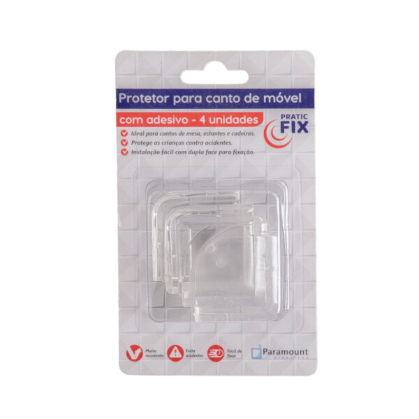 PROTECTOR SEGUIRAD ESQUINAS DE MUEBLES EN PVC BLANCO