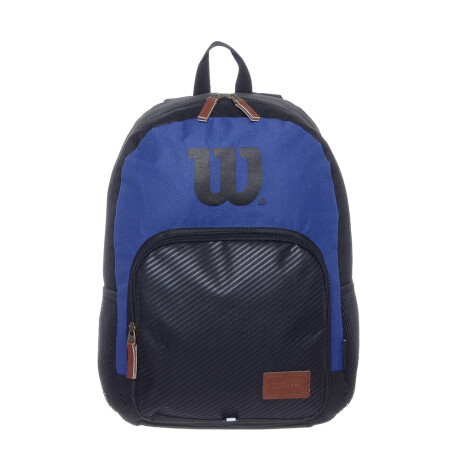 Mochila Wilson con bolsillo lateral Azul