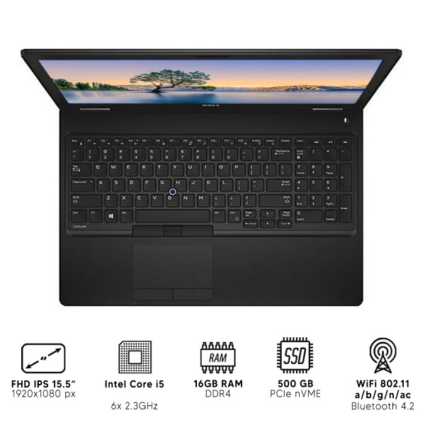 Notebook Dell Latitude 5580 I5 16gb Ram 500gb 15.6" NOTEBOOK RFPL DELL 5580 I5/16/500/15.6