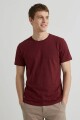Remera cuello redondo ICONIC 150 BORDO