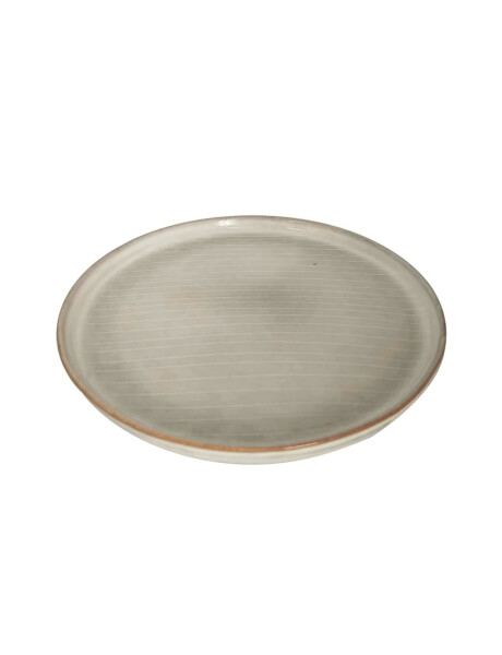 PLATO DE MESA D27CM RAYITAS GRIS PLATO DE MESA D27CM RAYITAS GRIS