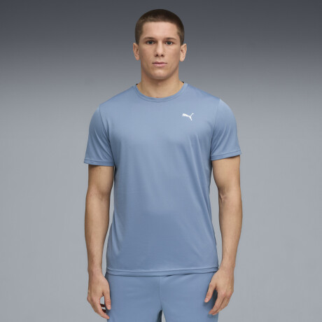 M TAD ESS Poly Tee 52715534 Celeste
