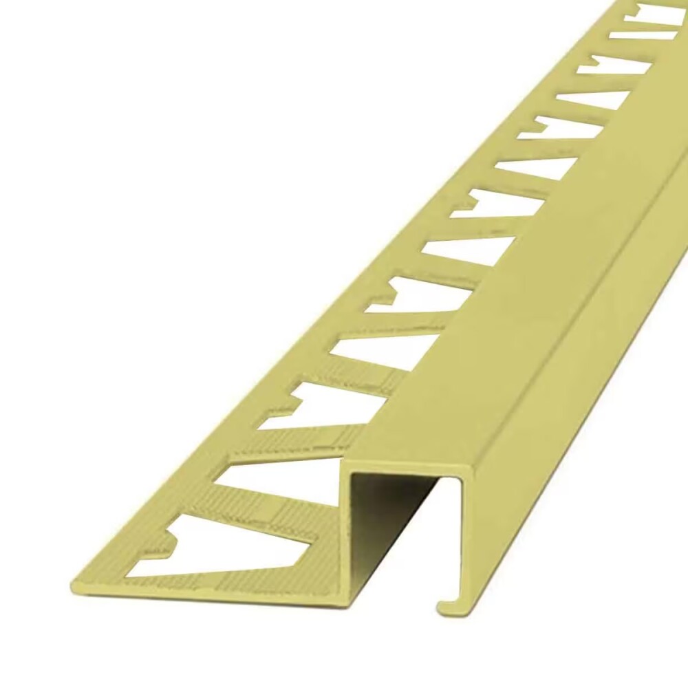 Aluminio Guardacanto Quadra 10x10mm x 2,5m Oro Mate Aluminio Guardacanto Quadra 10x10mm X 2,5m Oro Mate
