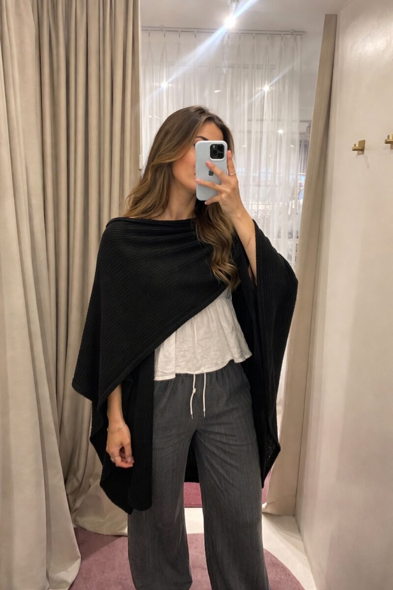 Ruana Laia - Negro 