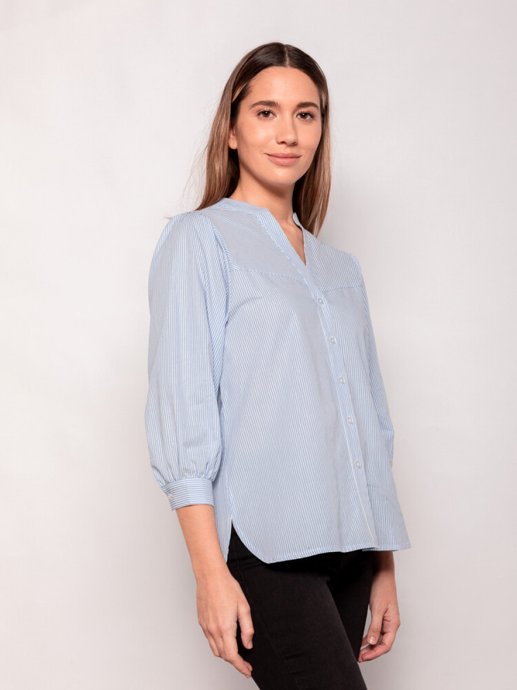 CAMISA OLIVO Azul Lavado