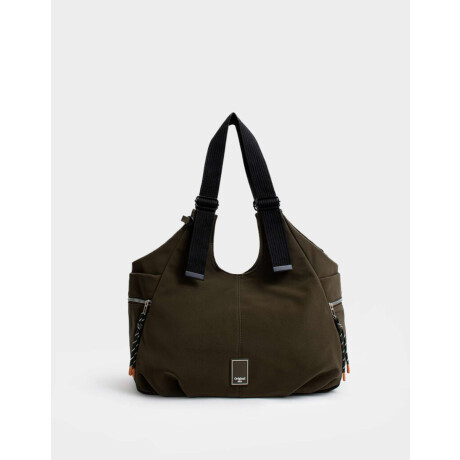 Cartera Shopper Verde Kaki