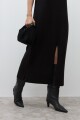 Vestido tejido negro