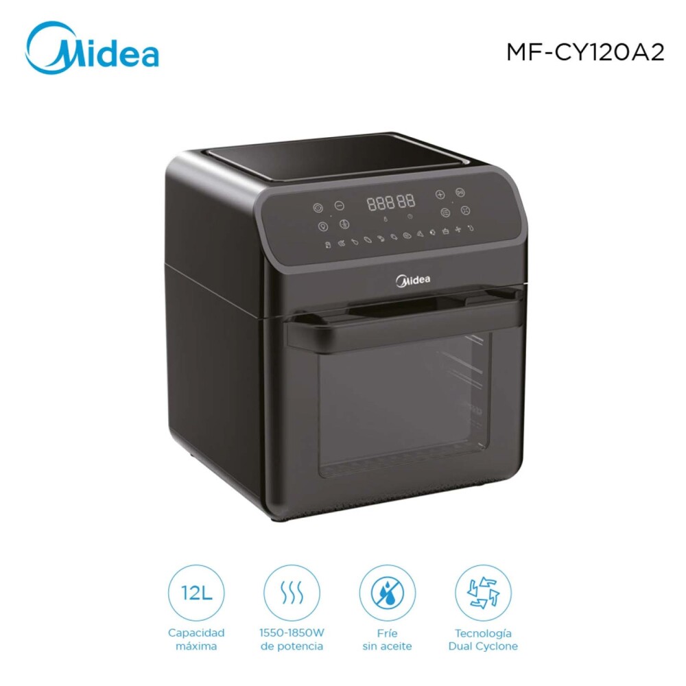 FREIDORA S/ACEITE MIDEA 12-LITROS NEGRO MF-CY120A2