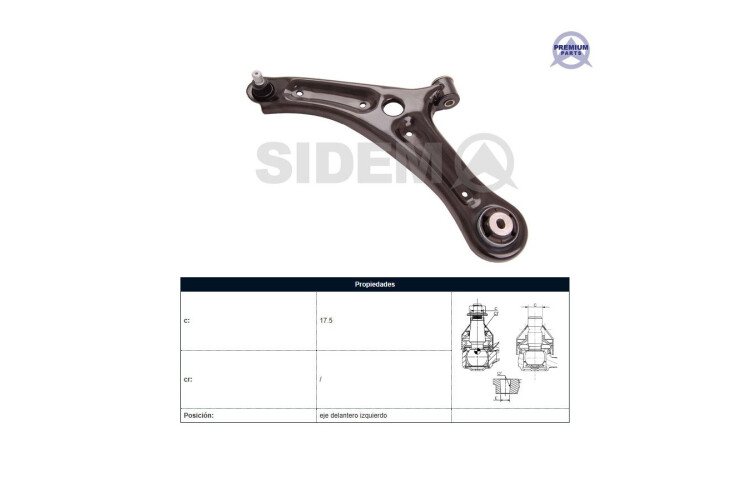 Parilla De Suspension Delantera Ford Ecosport 12-25 Izq Parilla De Suspension Delantera Ford Ecosport 12-25 Izq