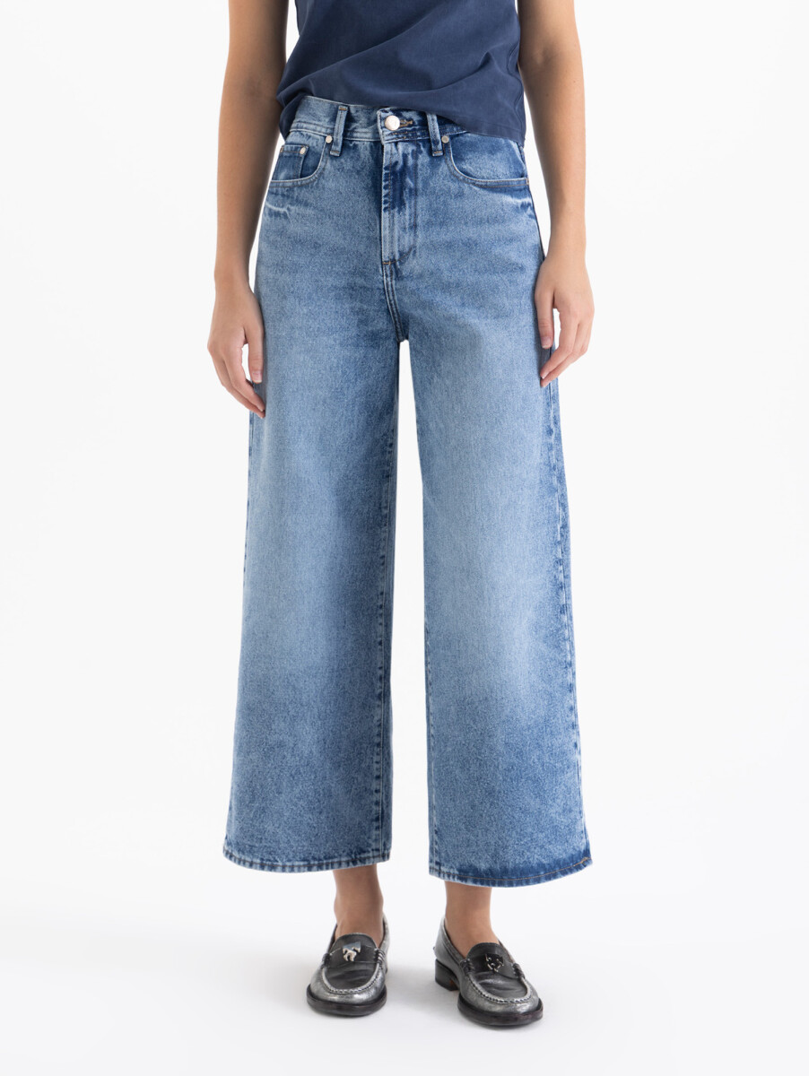 JEANS WIDE X BLUE 