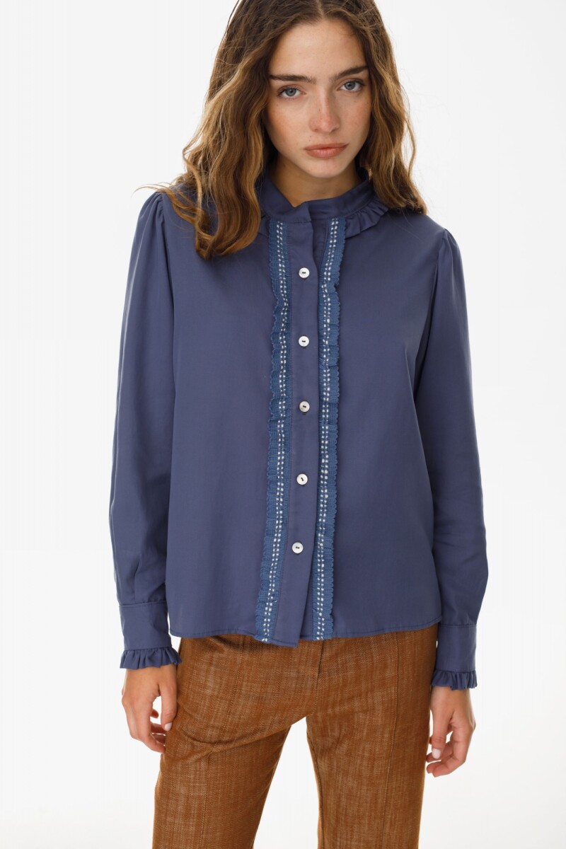 Camisa Juniper Azul Piedra