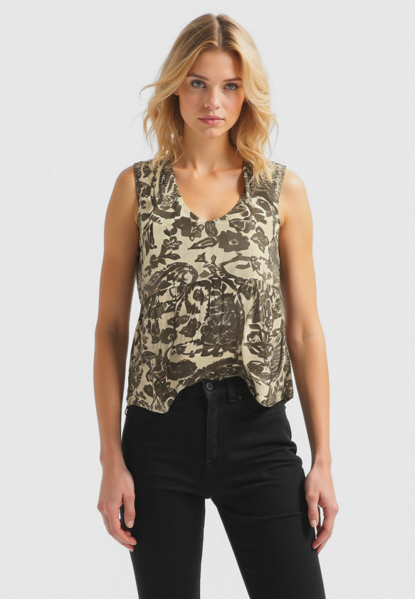 Musculosa Akahele - Estampado 1 