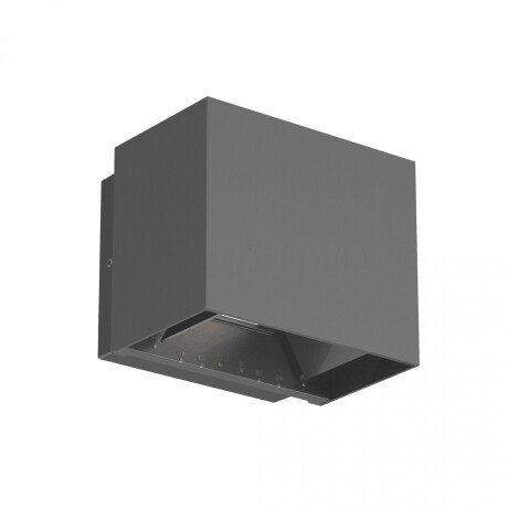 Spot aplique cubo led ángulo regulable 10w IP65 GRIS