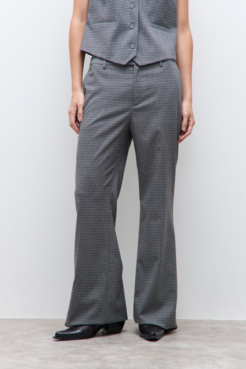 Pantalón sastrero fantasía gris