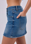 Pollera Kaia Denim Oscuro