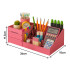 Organizador de Maquillaje IMBACK IBK-HMJ059 Rosa | 2 Cajones + Compartimentos | Multifunción para Cosméticos, Joyas y Oficina Organizador de Maquillaje IMBACK IBK-HMJ059 Rosa | 2 Cajones + Compartimentos | Multifunción para Cosméticos, Joyas y Oficina