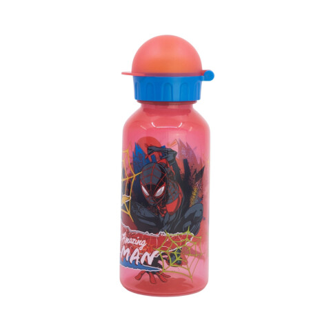 Botella Plástica School Spiderman 370 ml U
