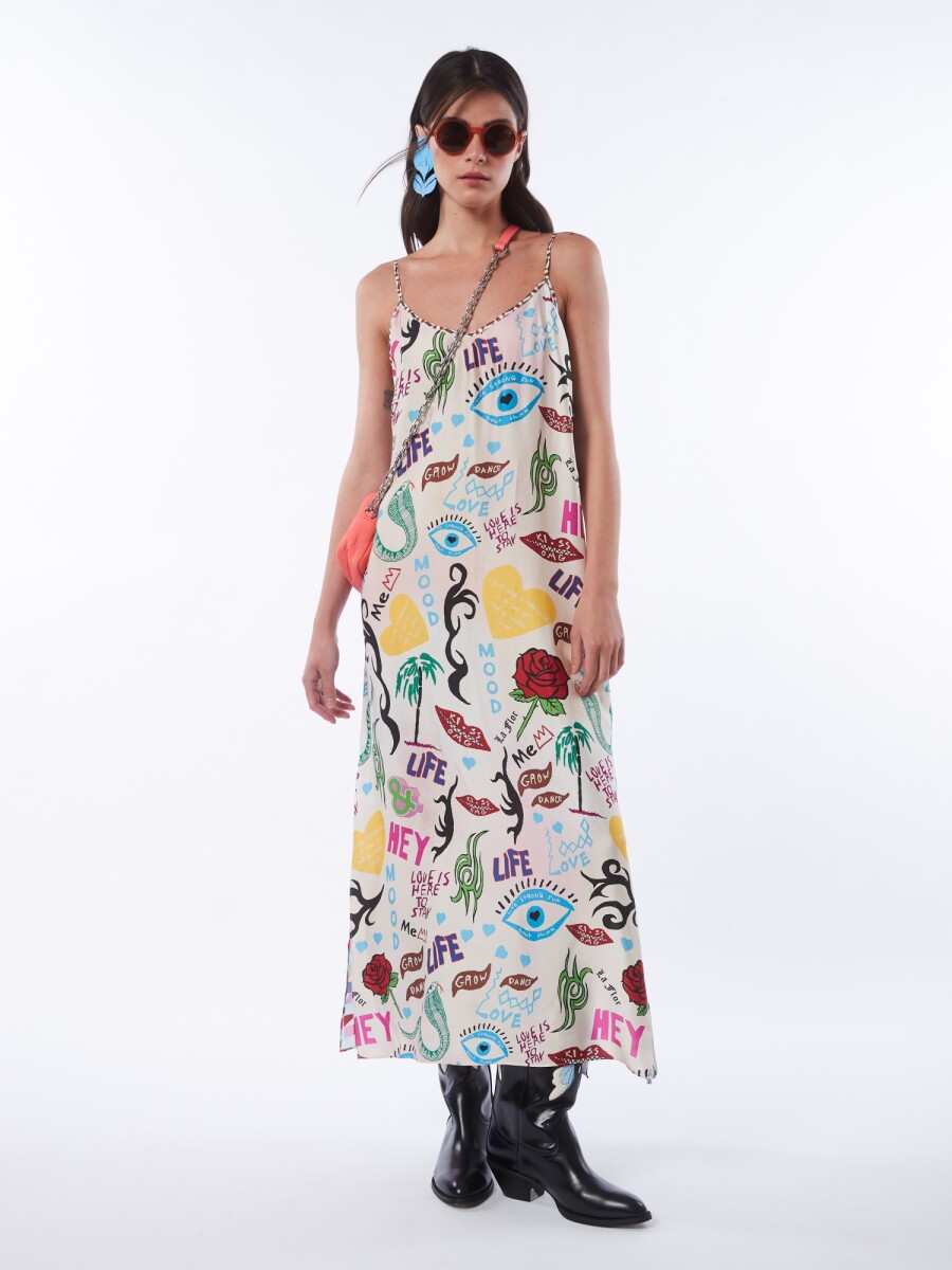 Skyler printed maxi dress - Multicolor 