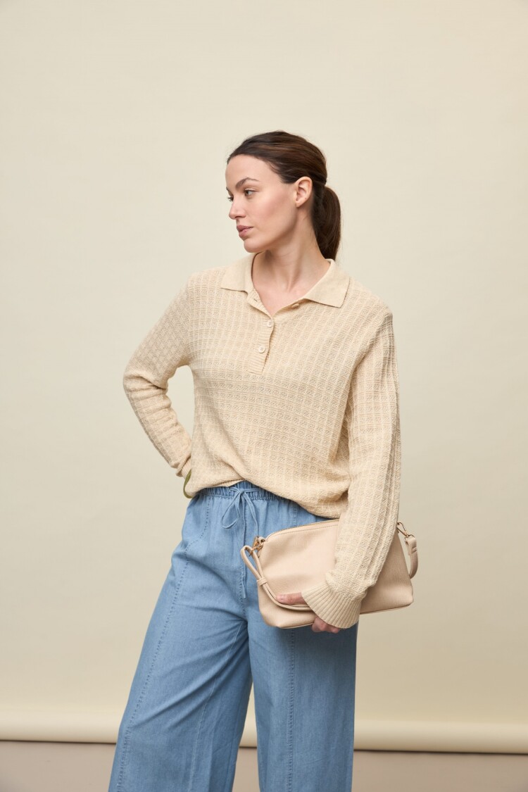 SWEATER BIANCA Beige Claro