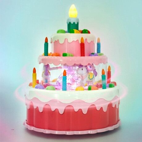 Juguete Torta Cumpleaños Electrónico Sonido + Luces Juguete Torta Cumpleaños Electrónico Sonido + Luces