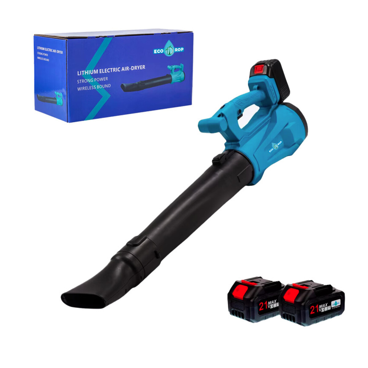 Sopladora Inalámbrica Ecodrop a Batería 2800W 21V 