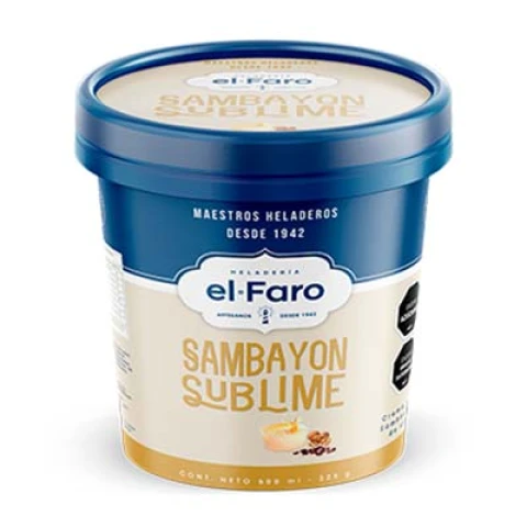 Helado de Sambayon Sublime El Faro 500ml Helado de Sambayon Sublime El Faro 500ml