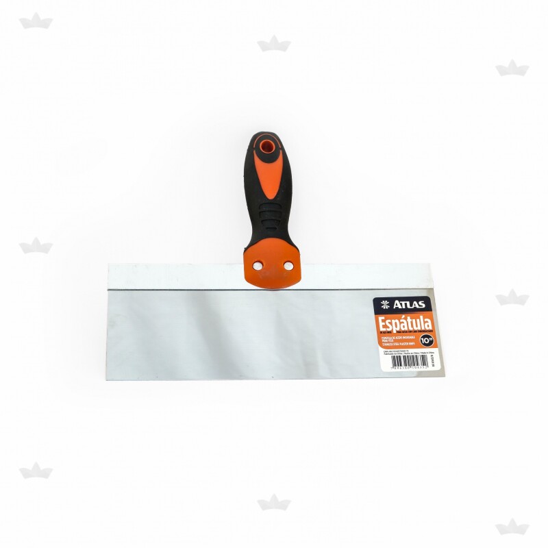 ESPATULA INOX PARA YESO CON MANGO DE GOMA ATLAS- 250mm N/A