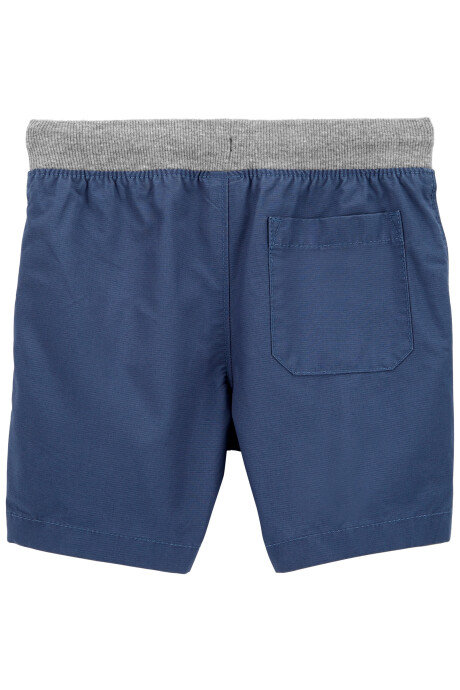 Short de algodón, azul. Talles 2-5T Sin color