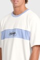 REMERA BAG DOG SHRAPNEL RINGER TEE B-blanco