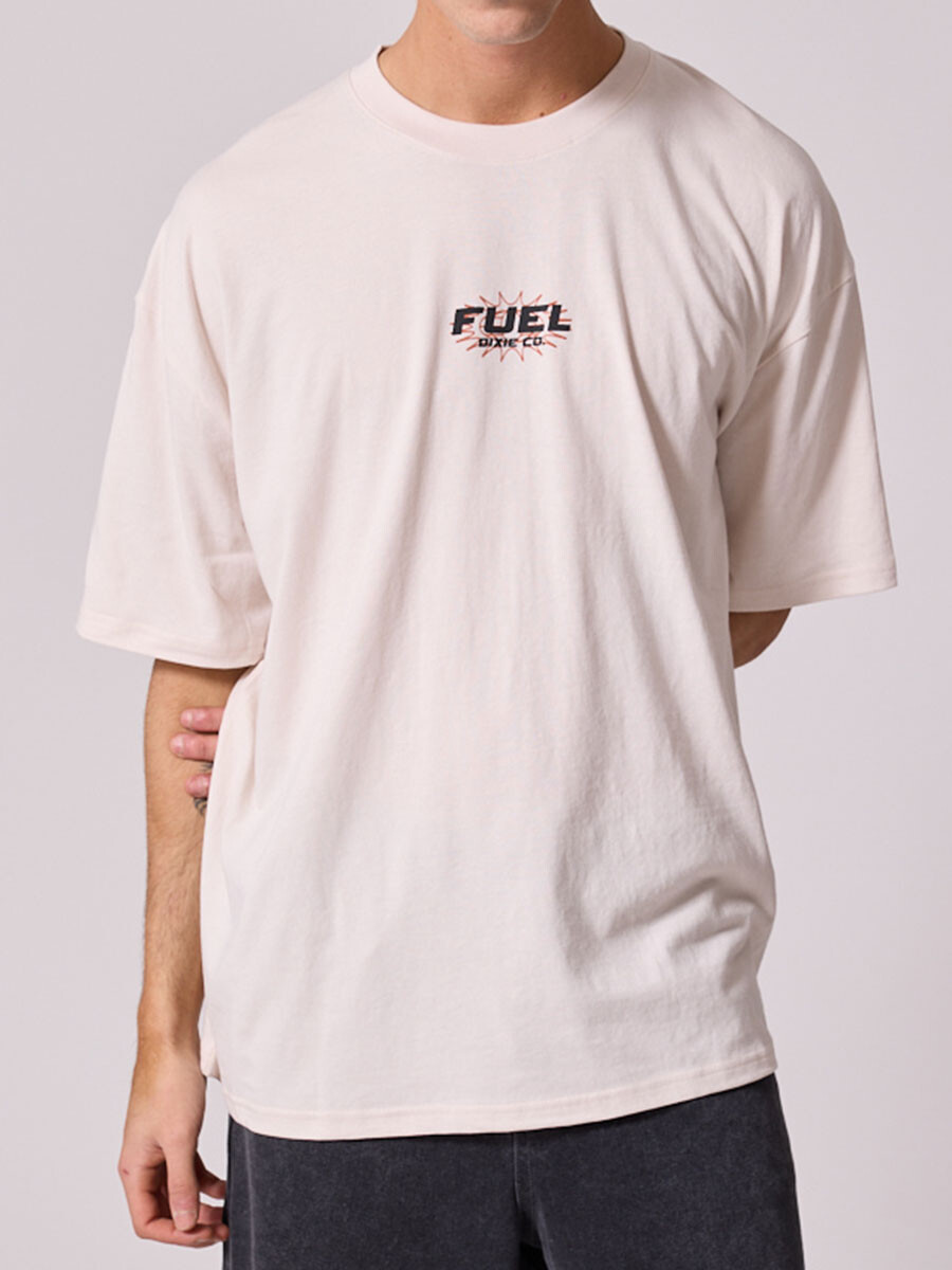 T-SHIRT CICLE DIXIE - Marfil 