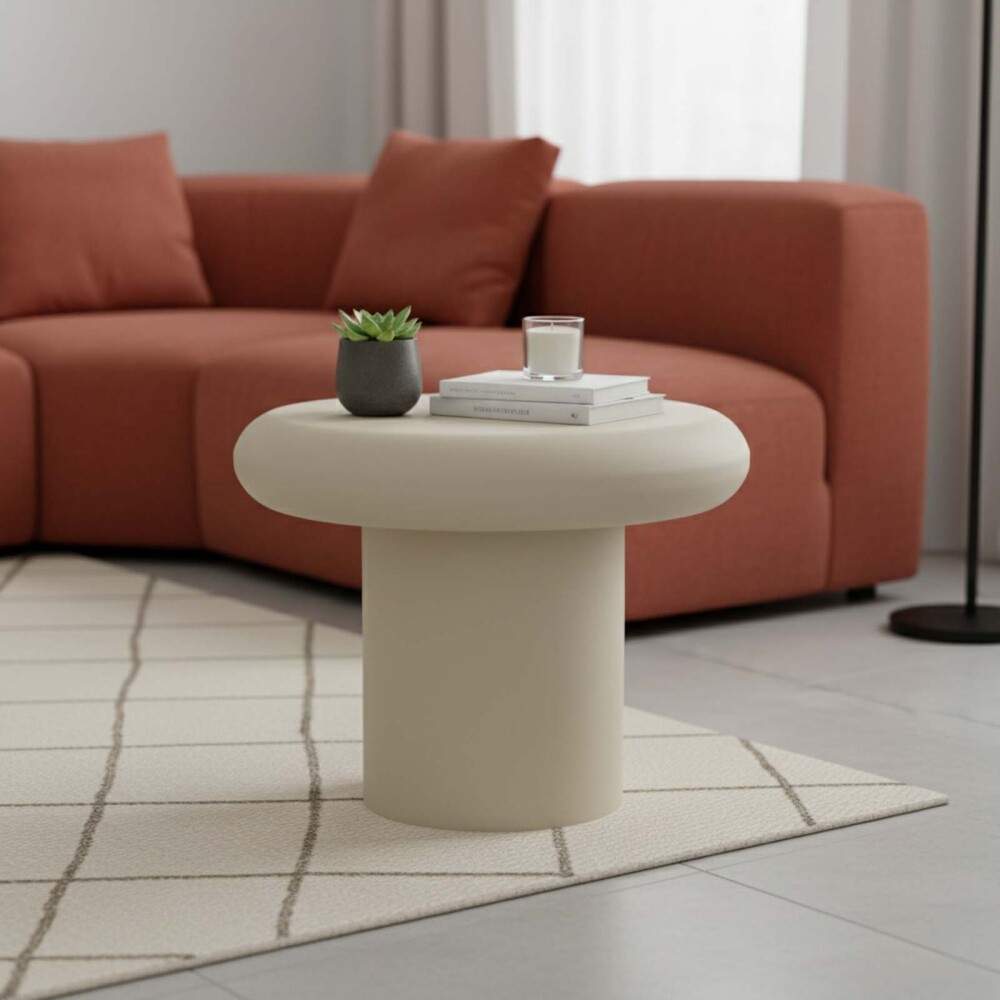 MESA LATERAL METAL GRIS VEGA