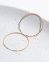 Aros Argollas Metal Aros Argollas Torzadas - Dorado