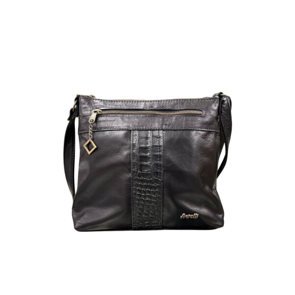 Morral Cata cuero Negro