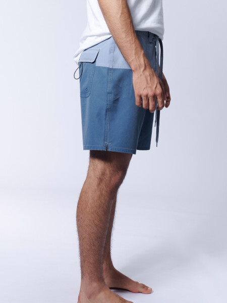 Short de baño Azul