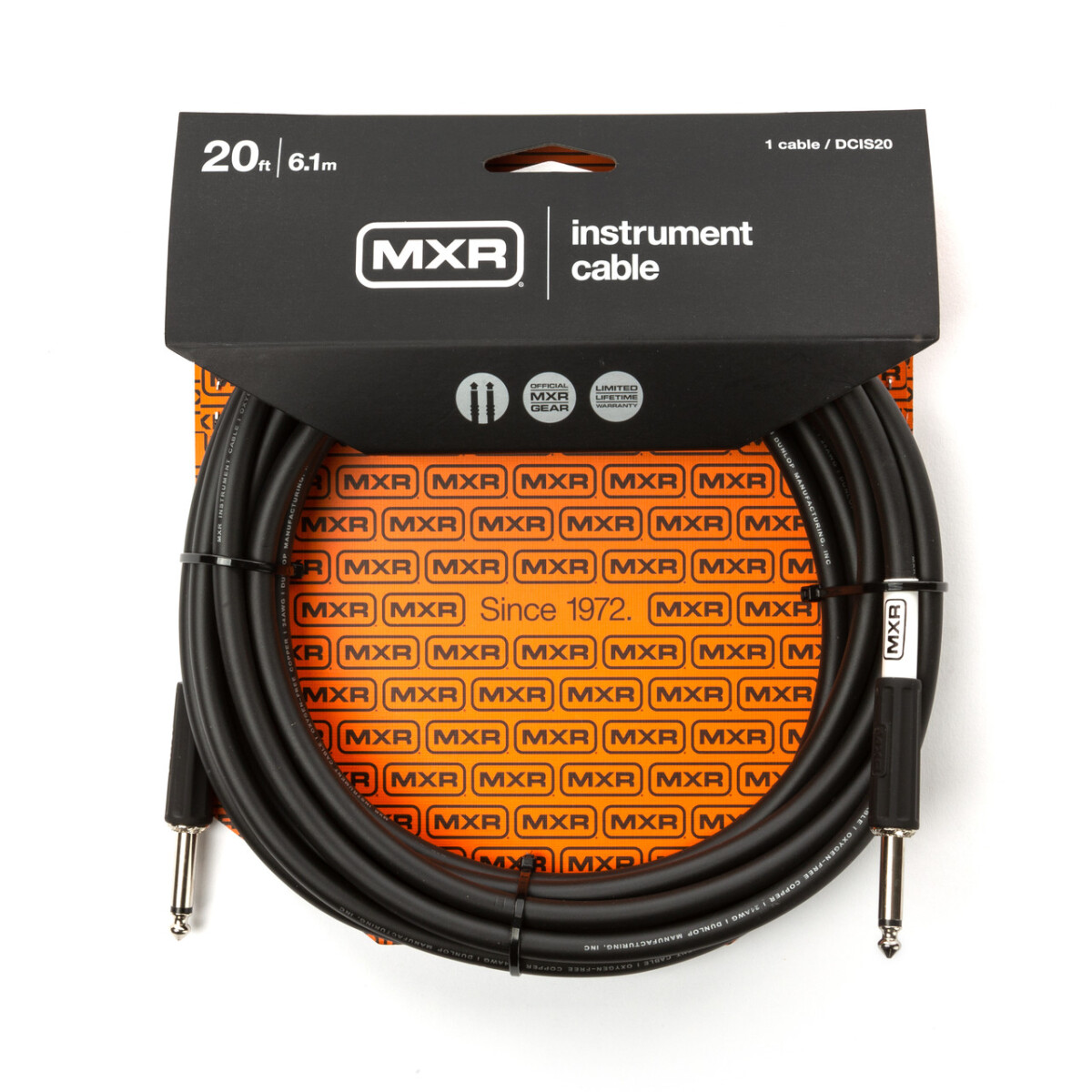 MXR INST CABLE 6 MTS 20' STRAIGHT/STRAIGHT 