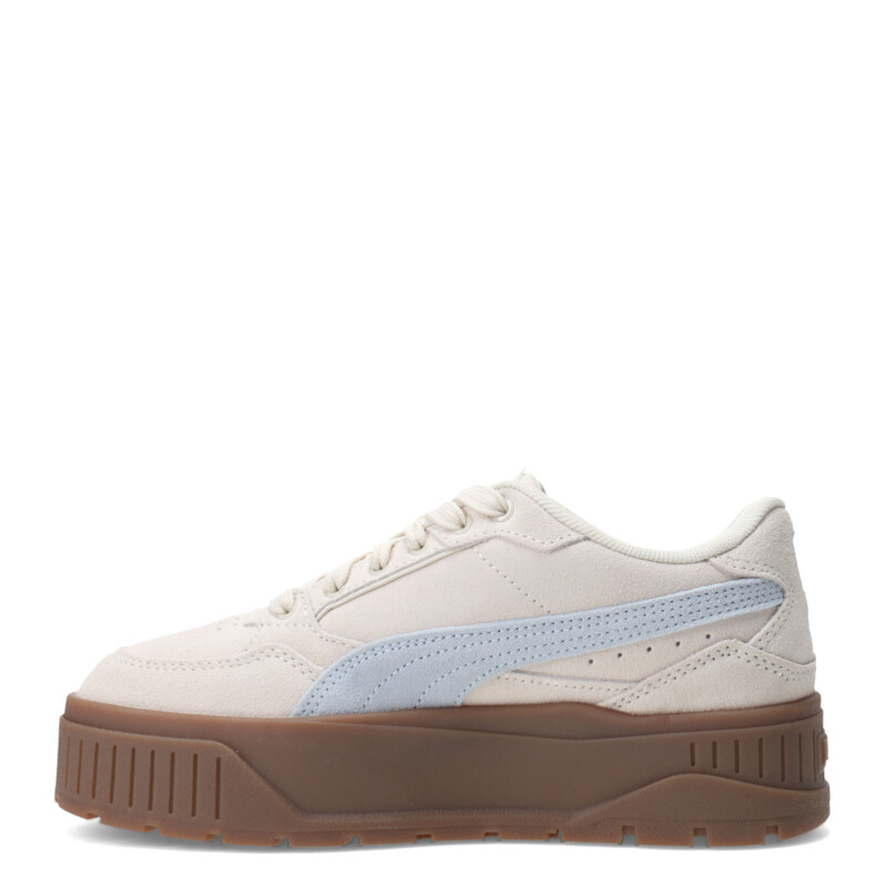 Championes de Mujer Puma Karmen II Idol SD Beige Arena - Celeste