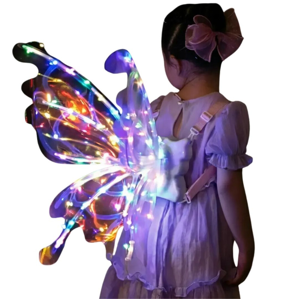 Alas De Hada Mariposa Con Luces Led Para Niñ@s Alas De Hada Mariposa Con Luces Led Para Niñ@s