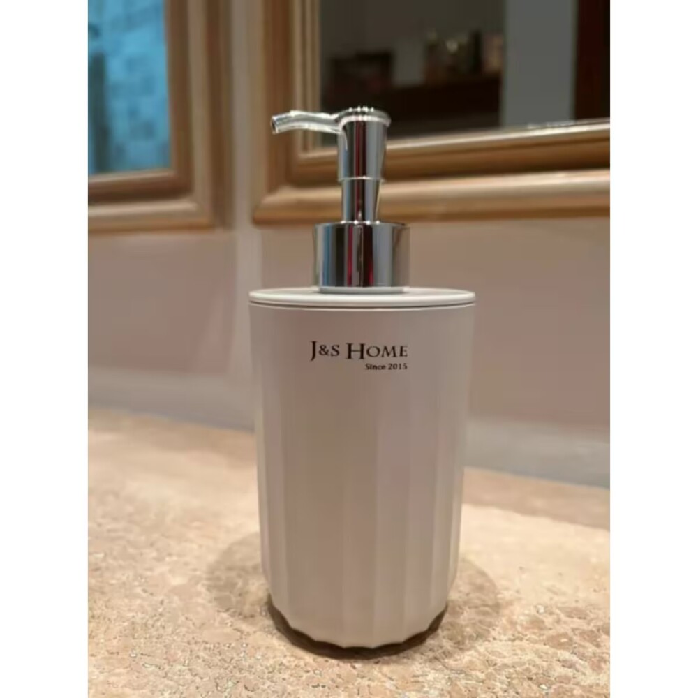 Dispensador de jabón Apoyo J&S HOME blanco Dispensador De Jabón Apoyo J&s Home Blanco