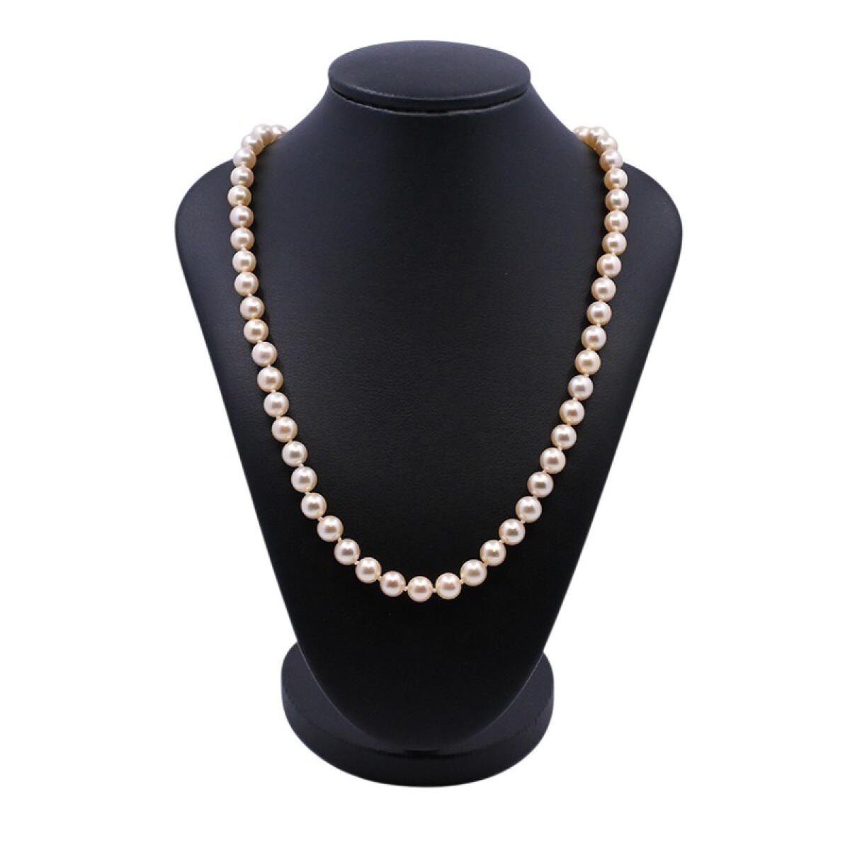 Collar perlas de cultivo argolla marinera oro 18 k. 