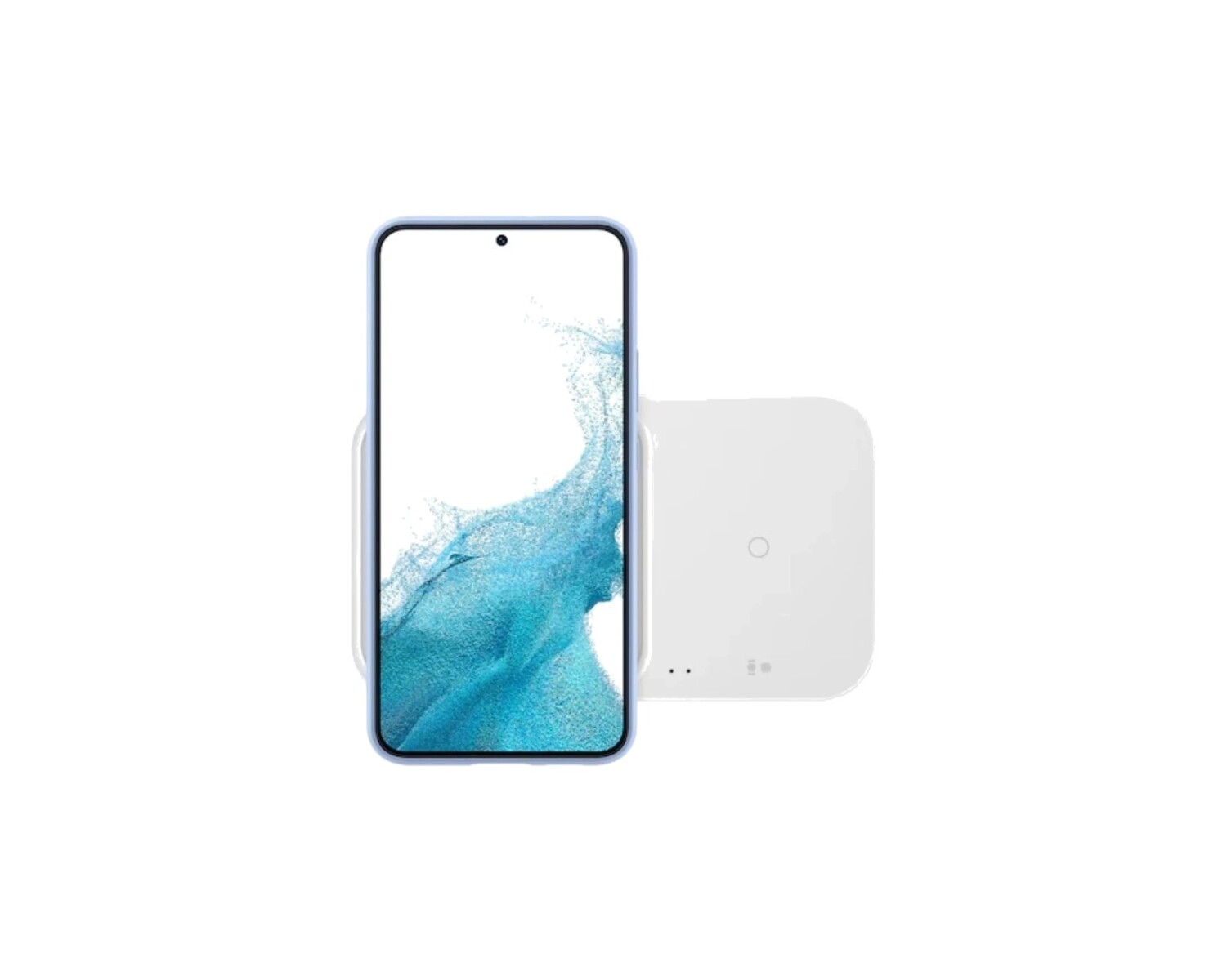 Cargador Inalámbrico Samsung Duo 15 W Carga Súper Rápida - White 