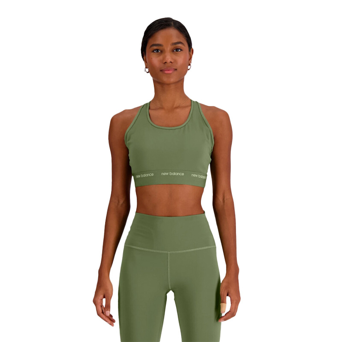 Top New Balance Medium Support Sports - Verde 