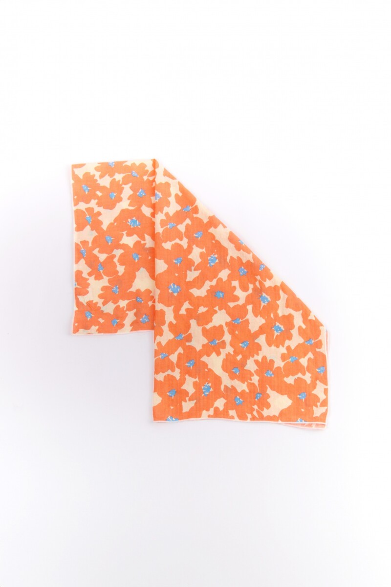 PAÑUELO MINI FLOR CORAL