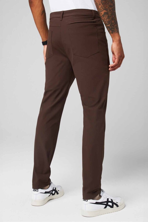 Pantalón The Don 5-Pocket Slim Pant Hombre Cacao
