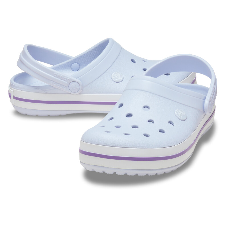 Zueco de Mujer Crocs Band c/tira Atras Lila