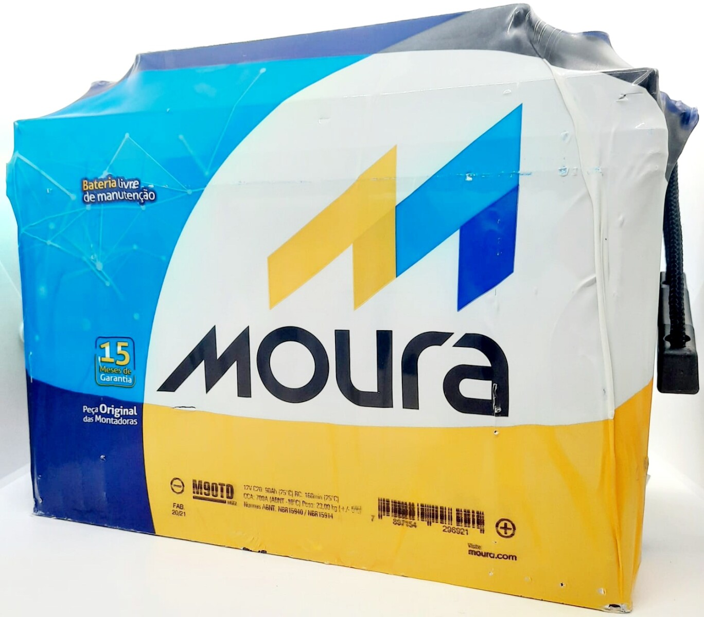 BATERÍA MOURA 150 amp. 30,6x17,2x23,0 M90TD(POS.+DER.) 