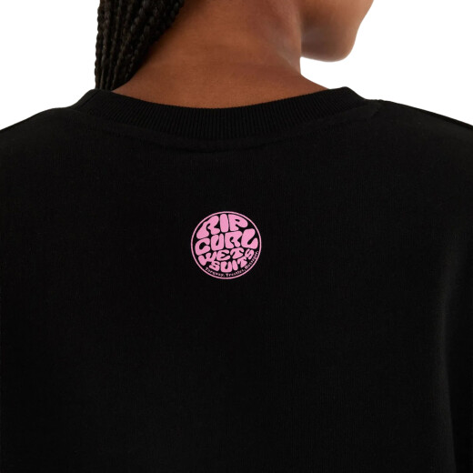 Buzo Rip Curl Carioca Oversize Crew - Negro Buzo Rip Curl Carioca Oversize Crew - Negro