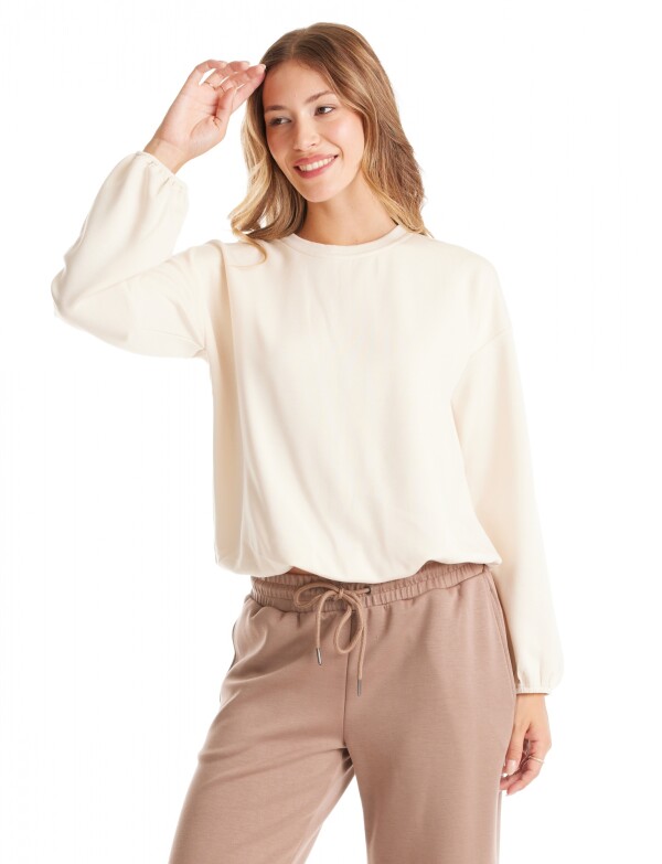 Buzo Modal Comfy BEIGE CLARO