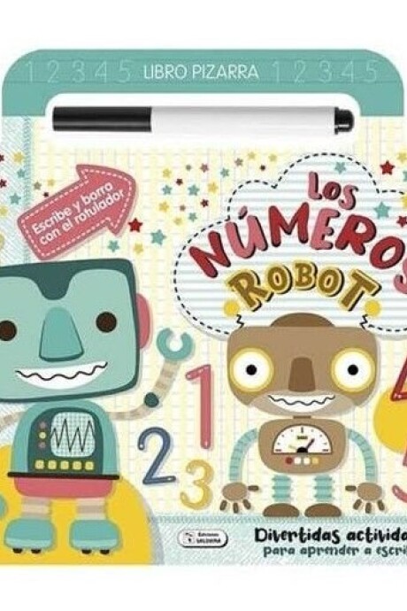 LOS NUMEROS - ROBOT LIBRO PIZARRA LOS NUMEROS - ROBOT LIBRO PIZARRA