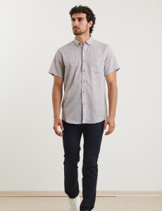 012583 CAMISA HARRY Beige