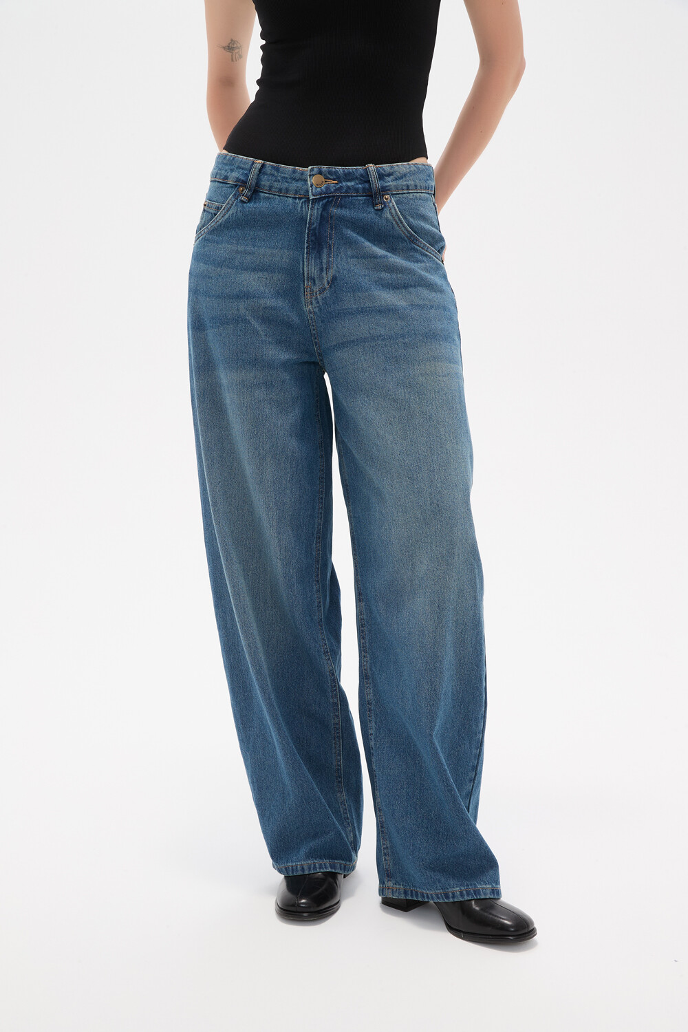 Pantalon Brisalta Azul Grisaceo